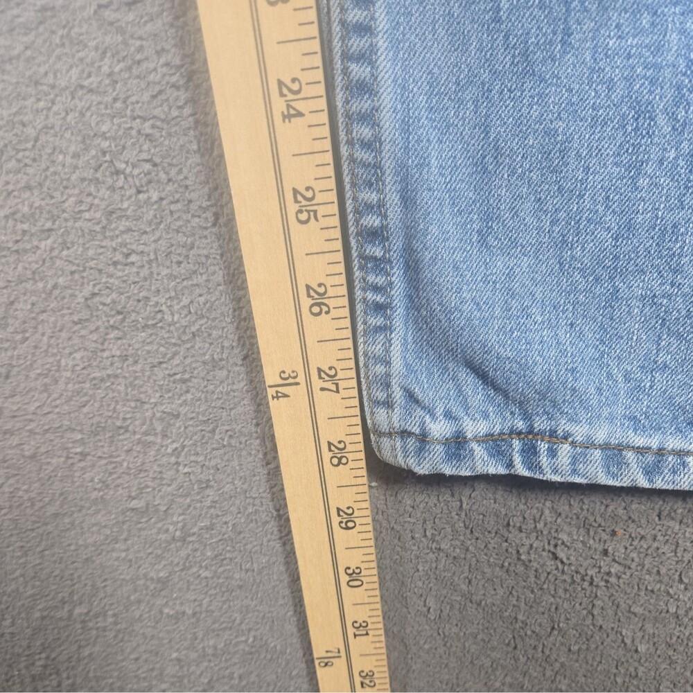 Wrangler Jeans Mens 40x30 Blue Denim Relaxed Fit Straight Leg Pants Workwear - Picture 4 of 12